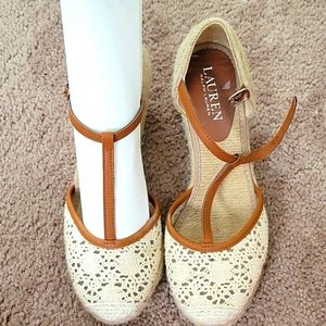 Ralph Lauren wedge sandal size 6